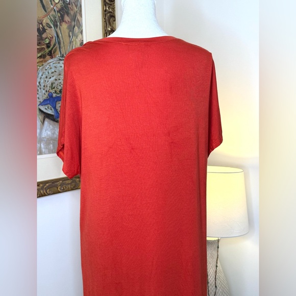 Iconic Luxe Aoricot Colored Long Dress Size XL - Picture 8 of 9